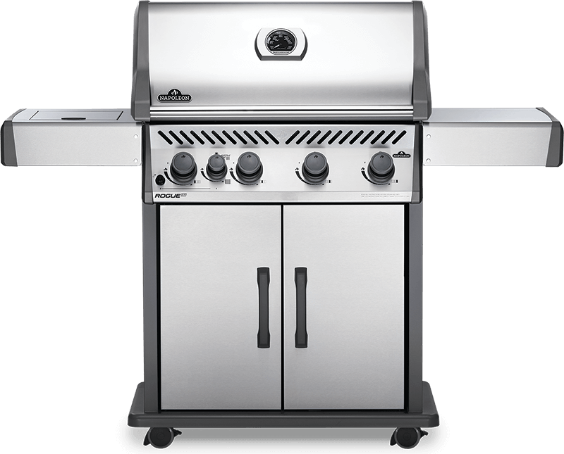 NAPOLEON BBQ RXT525SIBNSS1 Rogue XT 525 SIB with Infrared Side Burner , Stainless Steel , Natural Gas