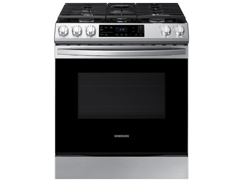 SAMSUNG NX60T8111SS 6.0 cu. ft. Smart Slide-in Gas Range in Stainless Steel