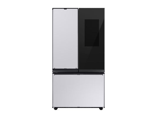 SAMSUNG RF30BB6900ACAA Bespoke 3-Door French Door Refrigerator (30 cu. ft.) - with Family Hub(TM) Panel in Charcoal Glass - (with Customizable Door Panel Colors)