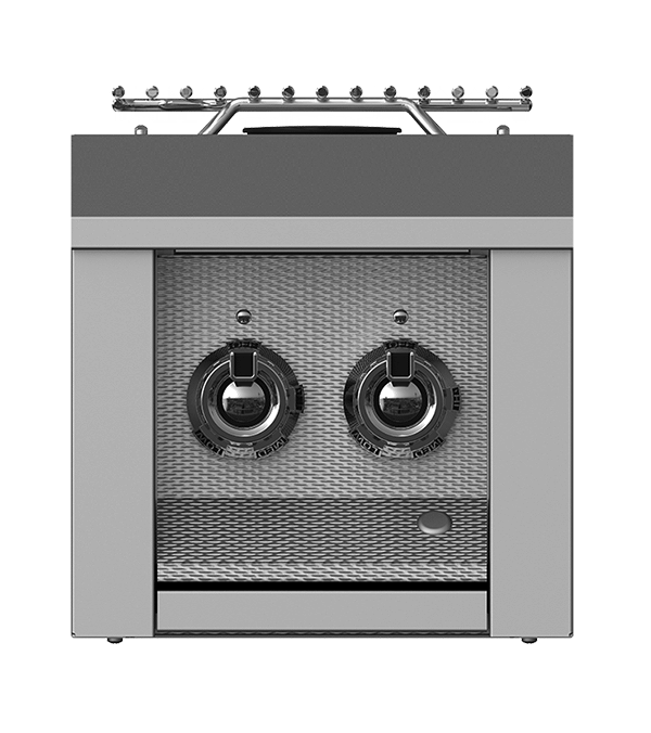 HESTAN AEB122NG Double Side Burner, Built-in, 12" -ng