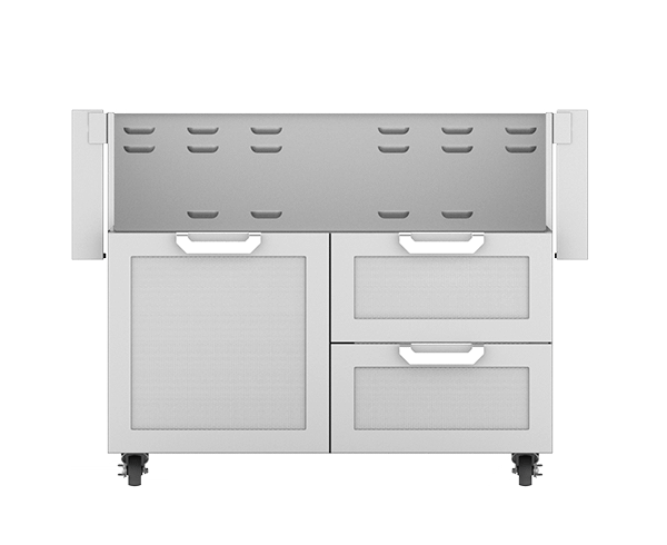 HESTAN GCR42 42" Hestan Outdoor Tower Cart with Door/Drawer Combo - GCR Series - Steeletto