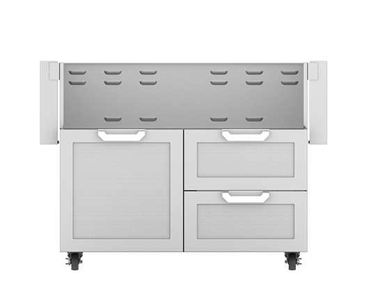 HESTAN GCR42 42" Hestan Outdoor Tower Cart with Door/Drawer Combo - GCR Series - Steeletto