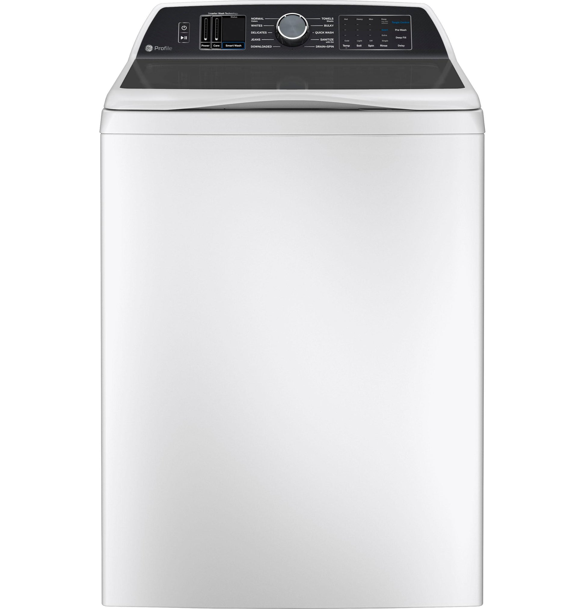 GE APPLIANCES PTW705BSTWS GE Profile(TM) 5.3 cu. ft. Capacity Washer with Smarter Wash Technology and FlexDispense(TM)