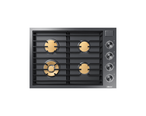 DACOR DTG30M954FM 30" Gas Cooktop, Graphite Stainless Steel, Natural Gas