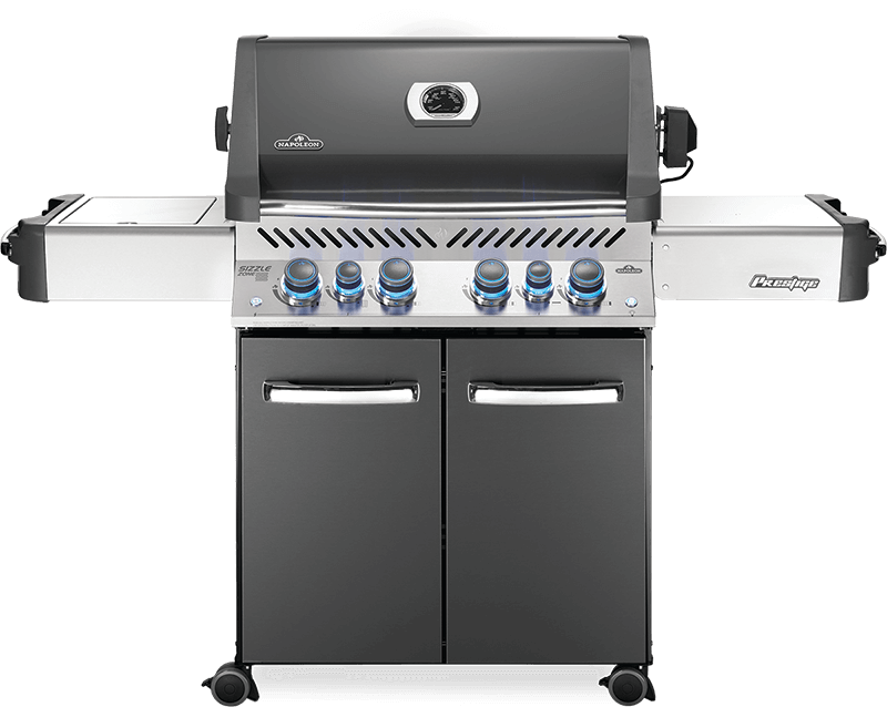 NAPOLEON BBQ P500RSIBPCH3 Prestige 500 RSIB with Infrared Side and Rear Burners , Grey , Propane