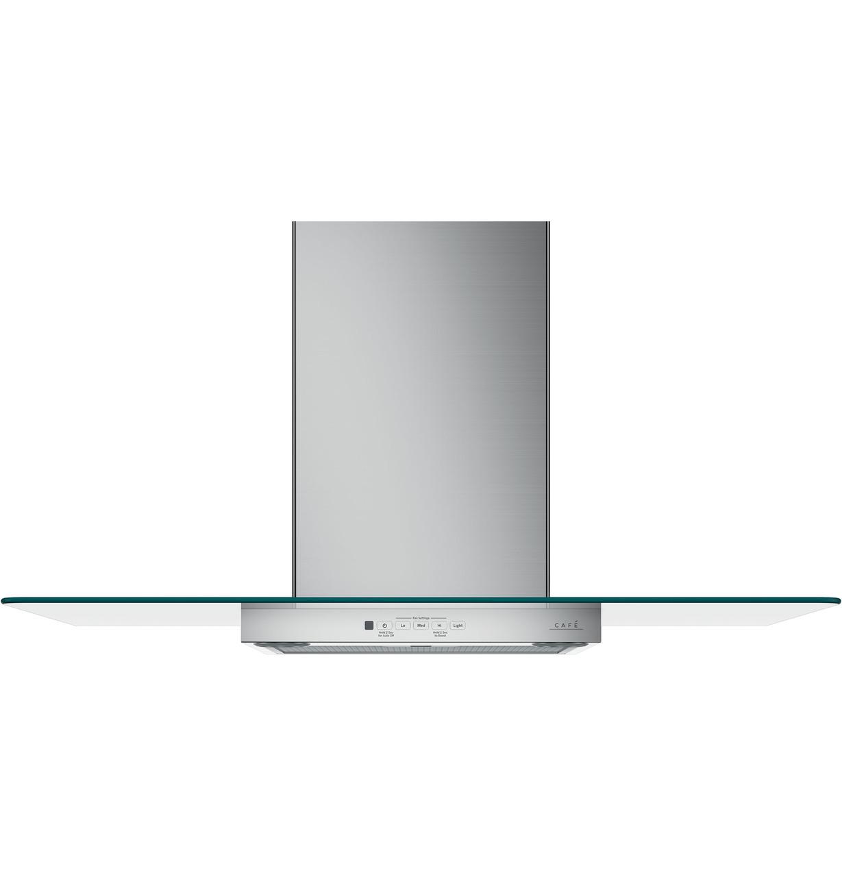 CAFE CVW73612MSS Cafe(TM) 36" Wall-Mount Glass Canopy Chimney Hood