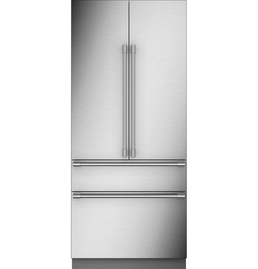 MONOGRAM ZIP364NBVII Monogram 36" Integrated French-Door Refrigerator - COMING SOON