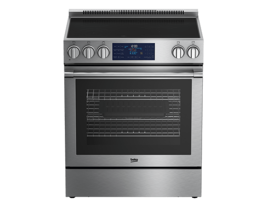 BEKO SLER30532SS 30" Stainless Steel Slide-In Electric Range