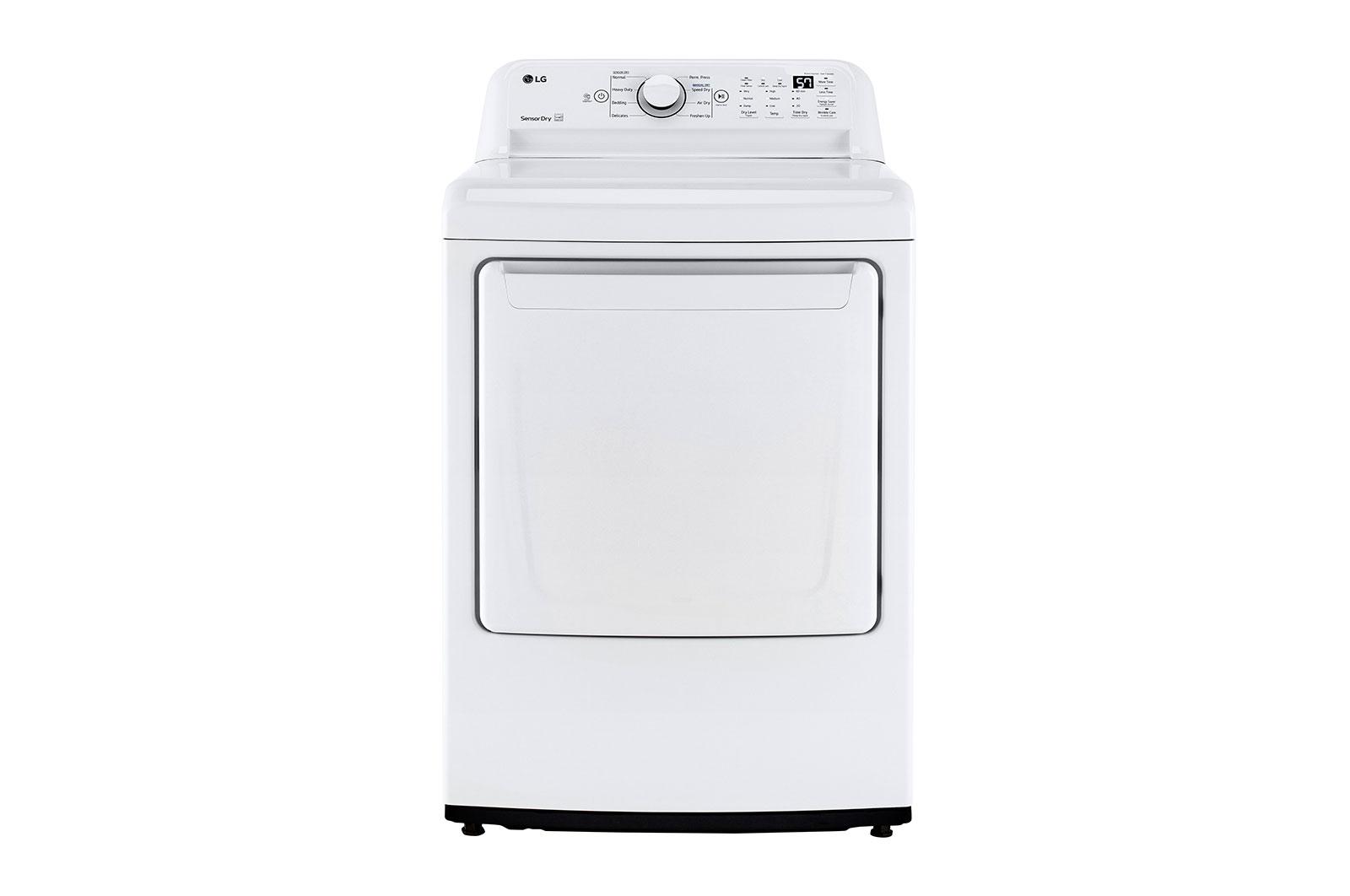 LG DLE7000W 7.3 cu. ft. Ultra Large Capacity Electric Dryer with Sensor Dry Technology