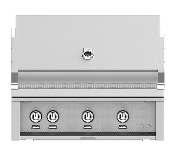 HESTAN GMBR36LP 36"grill, Built-in, (2) Trellis, (1) Sear, Rotis-lp