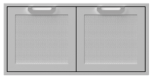 HESTAN AGSD42 42" Hestan Outdoor Double Storage Doors - AGSD Series - Steeletto
