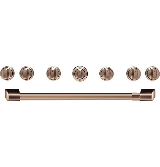 CAFE CXPR6HKPMCU Cafe(TM) 36" Brushed Copper Handle & Knob Set for Pro Range and Rangetop