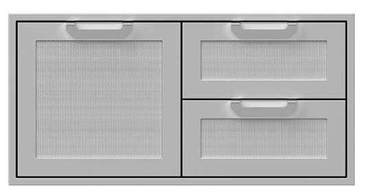 HESTAN AGSDR42 42" Hestan Outdoor Combo Door/Drawer - AGSDR Series - Steeletto