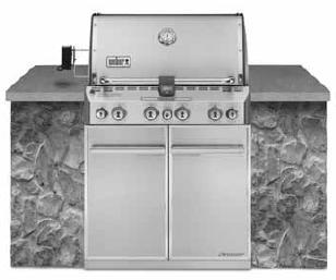 WEBER 7260001 SUMMIT(R) S-460(TM) NATURAL GAS GRILL - STAINLESS STEEL