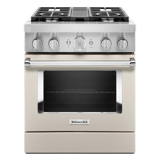 KITCHENAID KFDC500JMH KitchenAid(R) 30'' Smart Commercial-Style Dual Fuel Range with 4 Burners