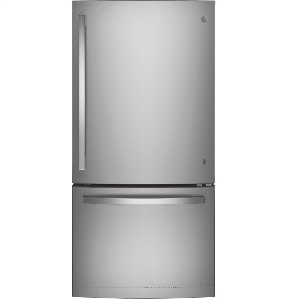 GE APPLIANCES GDE25EYKFS GE(R) ENERGY STAR(R) 24.8 Cu. Ft. Bottom-Freezer Drawer Refrigerator