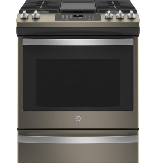 GE APPLIANCES JGS760EPES GE(R) 30" Slide-In Front-Control Convection Gas Range with No Preheat Air Fry