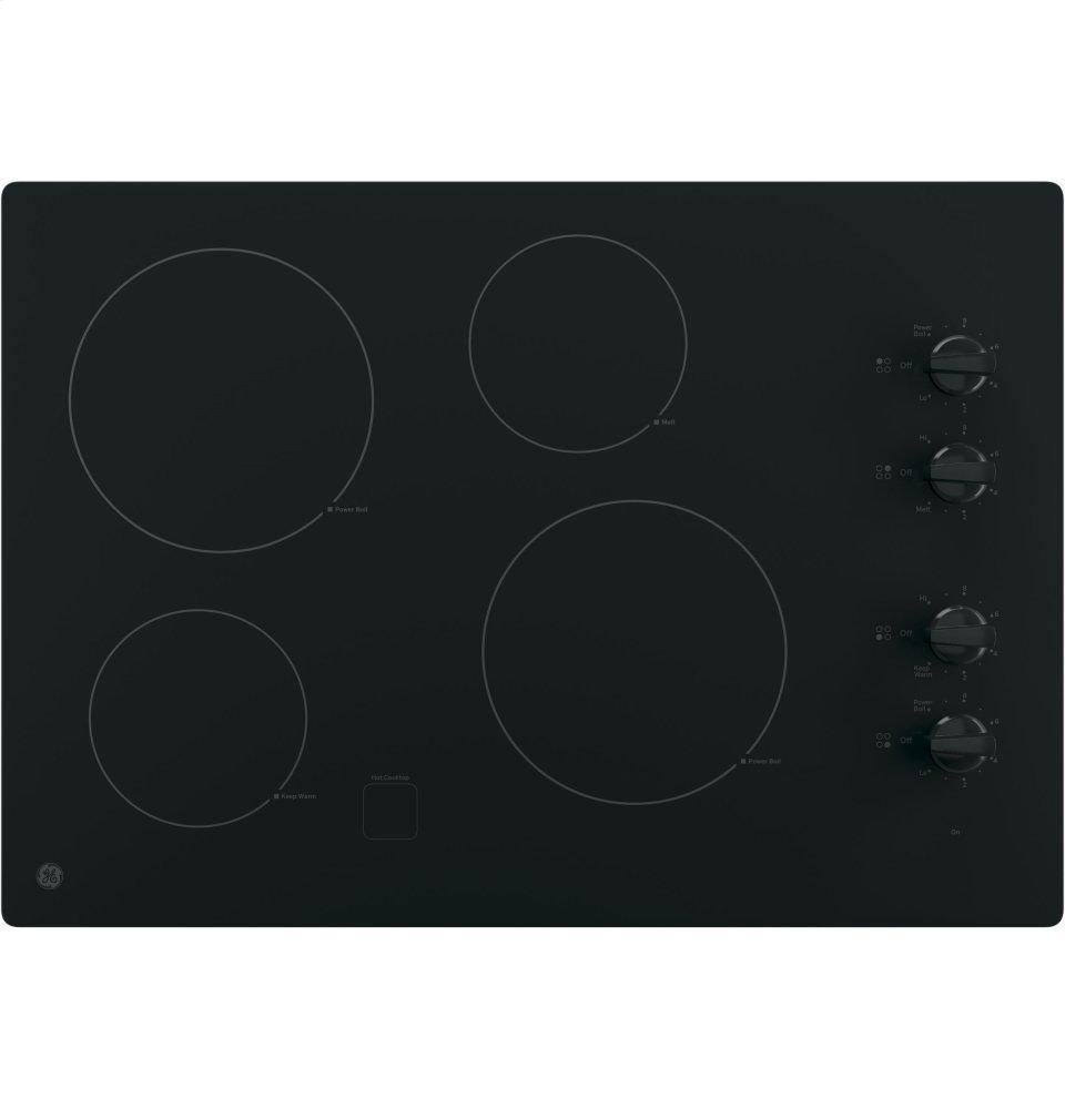 GE APPLIANCES JP3030DJBB GE(R) 30" Built-In Knob Control Electric Cooktop