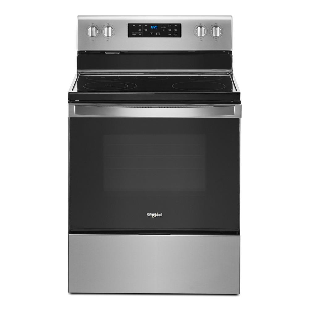 WHIRLPOOL WFE525S0JS 5.3 cu. ft. Whirlpool(R) electric range with Frozen Bake(TM) technology