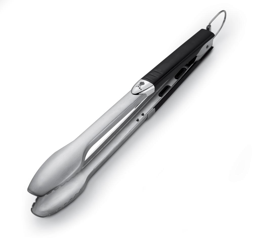 WEBER 6610 WEBER ORIGINAL - Stainless Steel Locking Barbecue Tongs