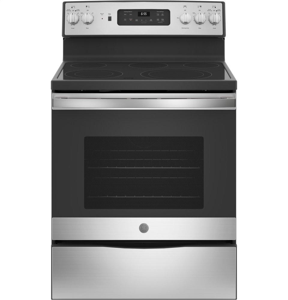 GE APPLIANCES JB655YKFS GE(R) 30" Free-Standing Electric Convection Fingerprint Resistant Range
