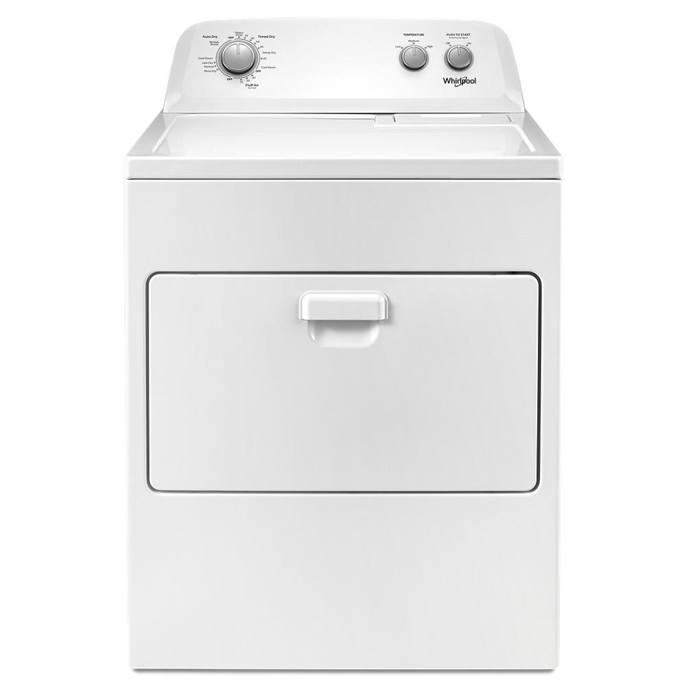 WHIRLPOOL WED4850HW 7.0 cu. ft. Top Load Electric Dryer with AutoDry(TM) Drying System