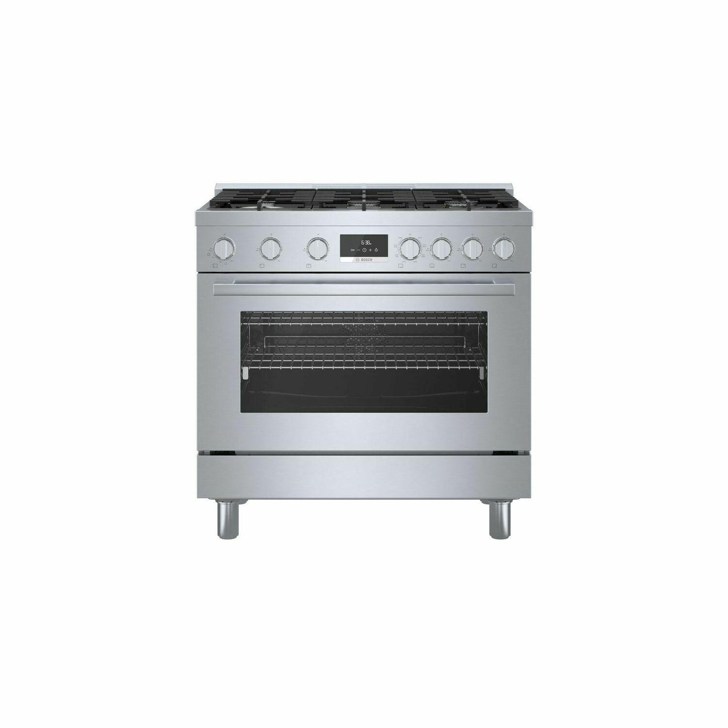 BOSCH HDS8655U 800 Series Dual Fuel Freestanding Range 36'' Stainless Steel HDS8655U