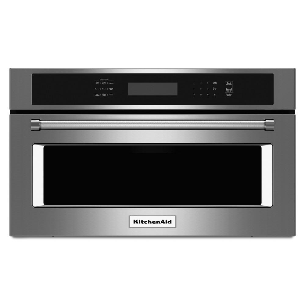 KITCHENAID KMBP100ESS 30" Built In Microwave Oven with Convection Cooking