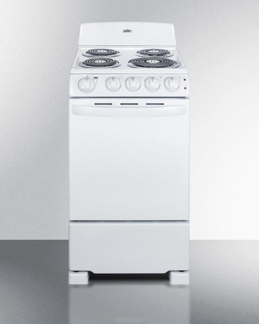 SUMMIT RE203W 20" Wide Electric Coil Range