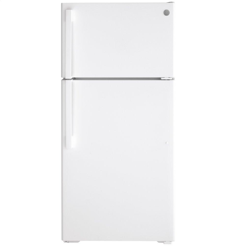 GE APPLIANCES GTE16DTNRWW GE(R) ENERGY STAR(R) 15.6 Cu. Ft. Top-Freezer Refrigerator