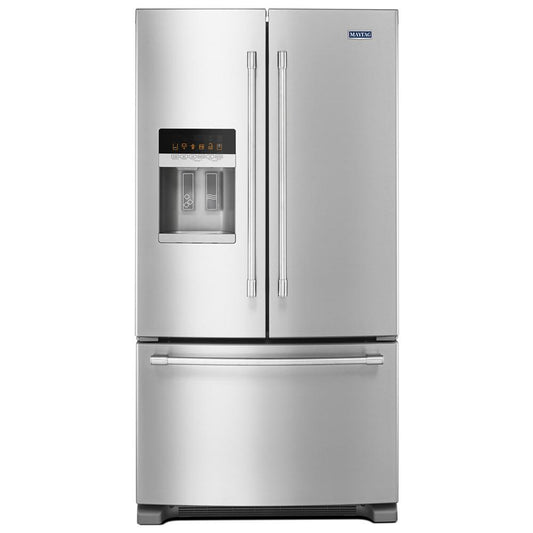 MAYTAG MFI2570FEZ 36- Inch Wide French Door Refrigerator with PowerCold(R) Feature - 25 Cu. Ft.