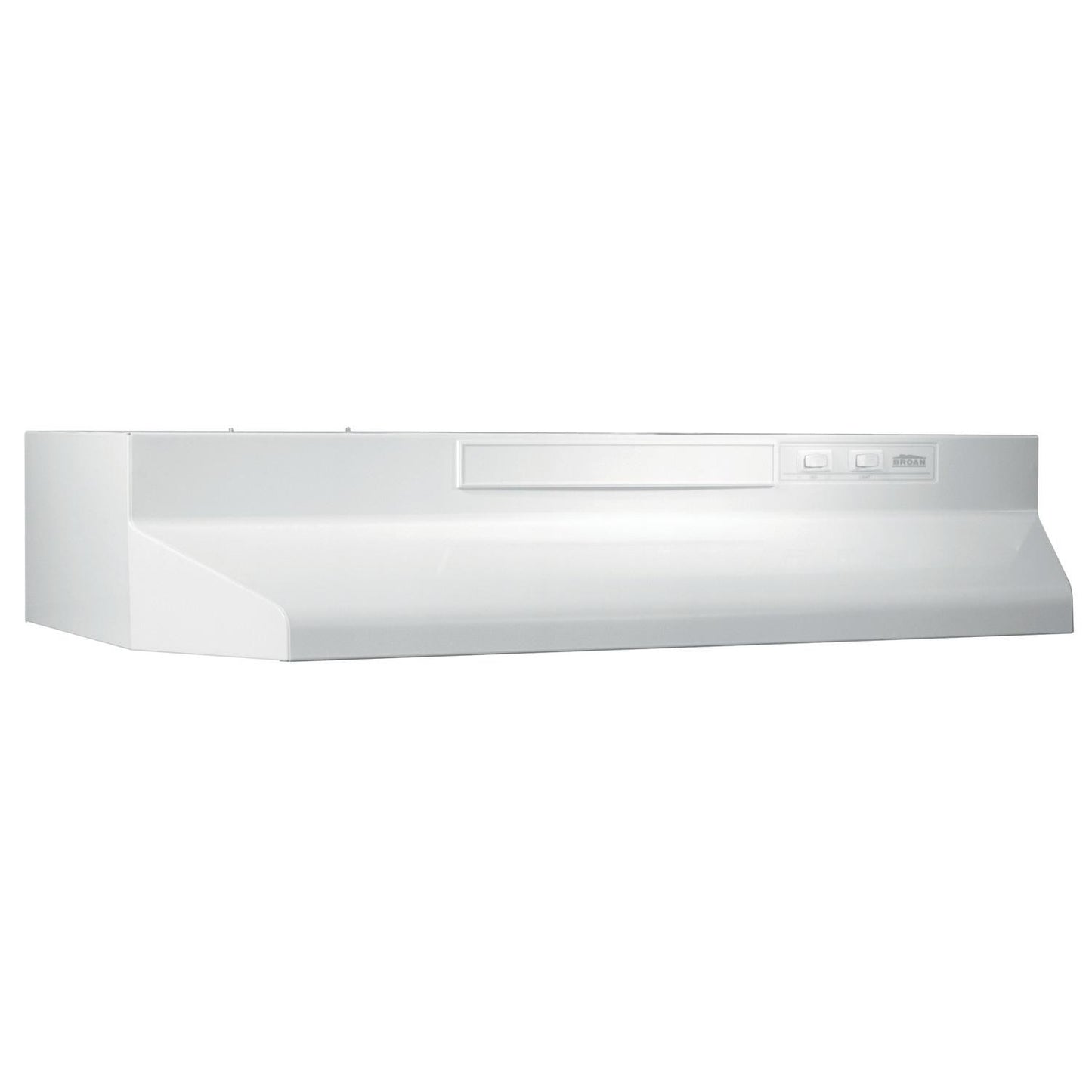 BROAN F403011 Broan(R) 30-Inch Convertible Under-Cabinet Range Hood, 230 Max Blower CFM, White-on-White