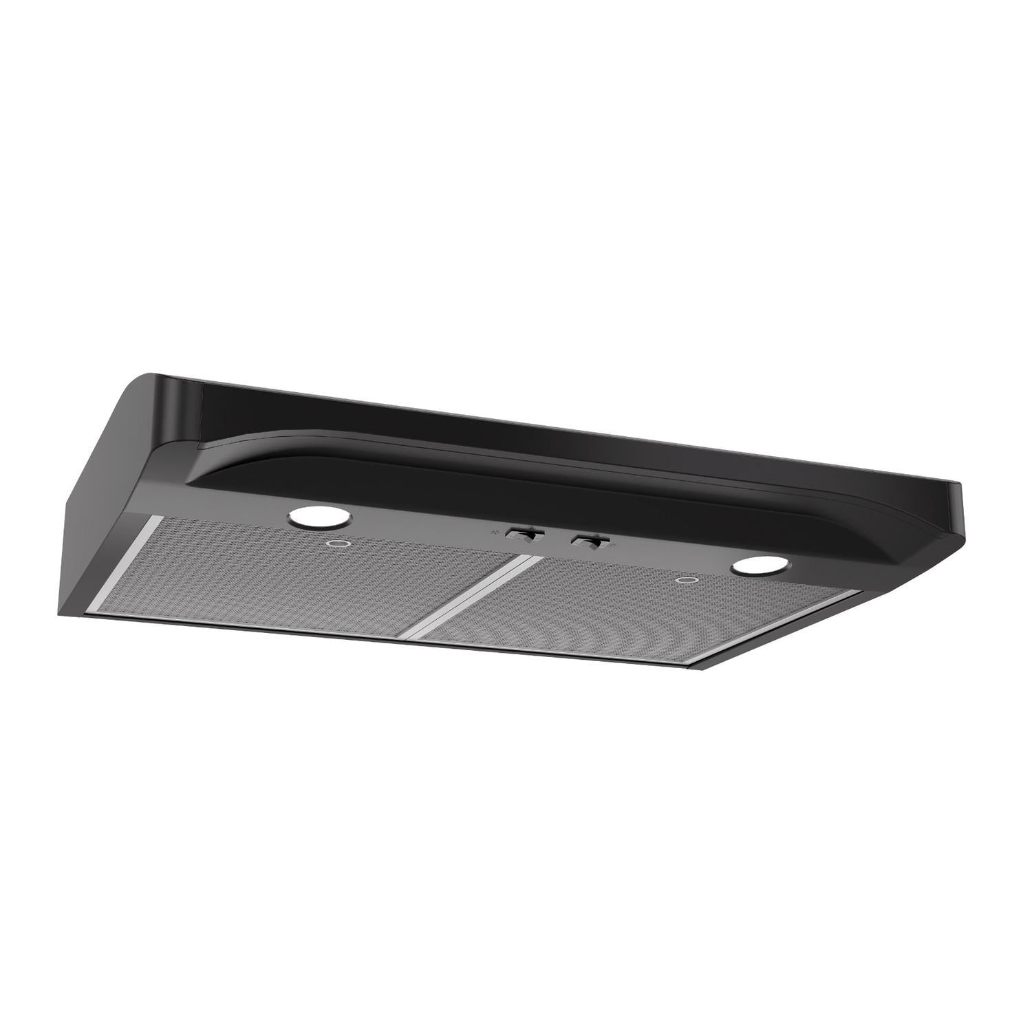 BROAN ALT130BL Broan(R) Elite 30-Inch Convertible Under-Cabinet Range Hood, Black