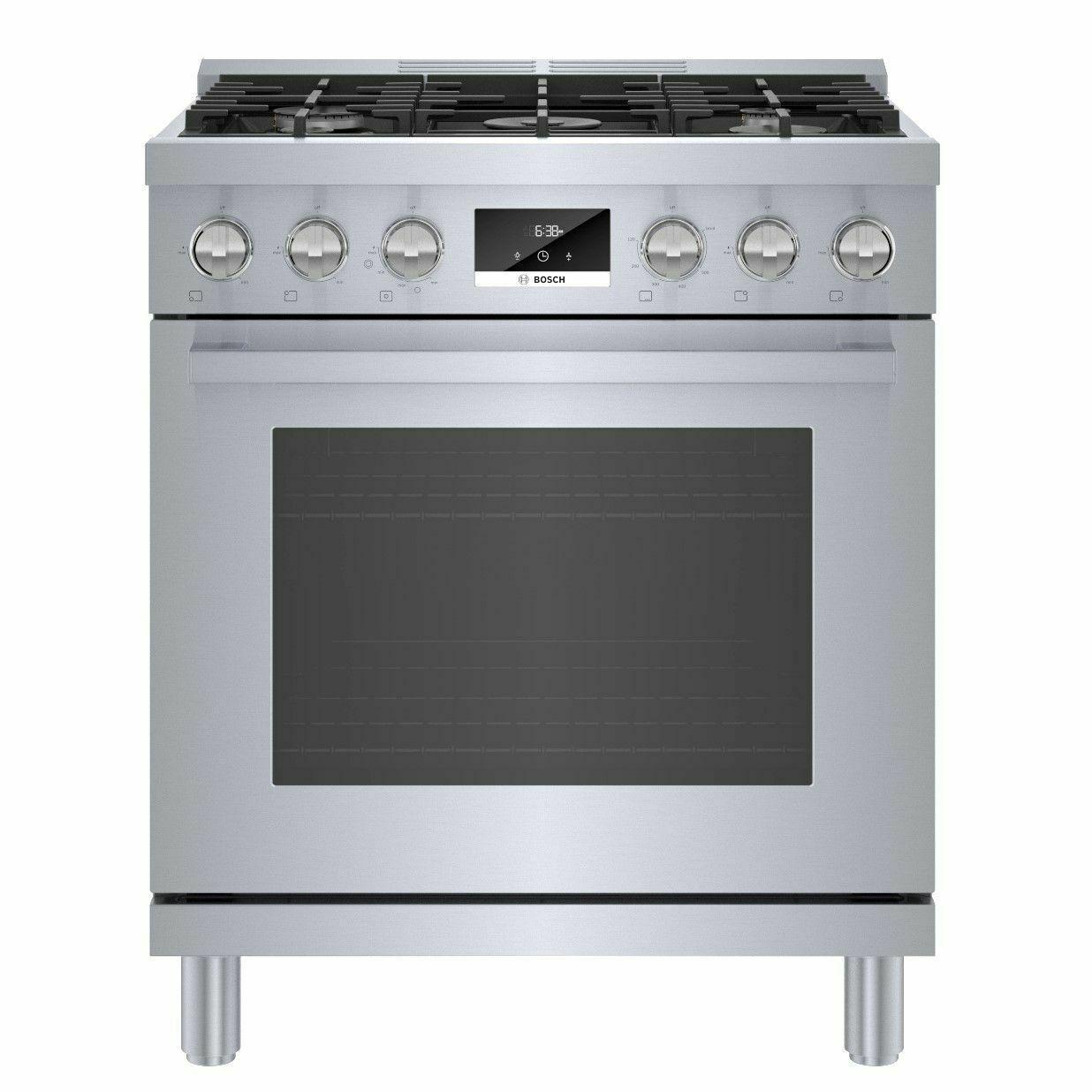 BOSCH HGS8055UC 800 Series Gas Freestanding Range 30'' Stainless Steel HGS8055UC