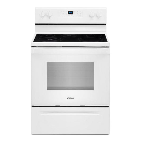 WHIRLPOOL WFE525S0JW 5.3 cu. ft. Whirlpool(R) electric range with Frozen Bake(TM) technology