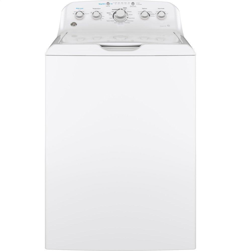 GE APPLIANCES GTW465ASNWW GE(R) 4.5 cu. ft. Capacity Washer with Stainless Steel Basket