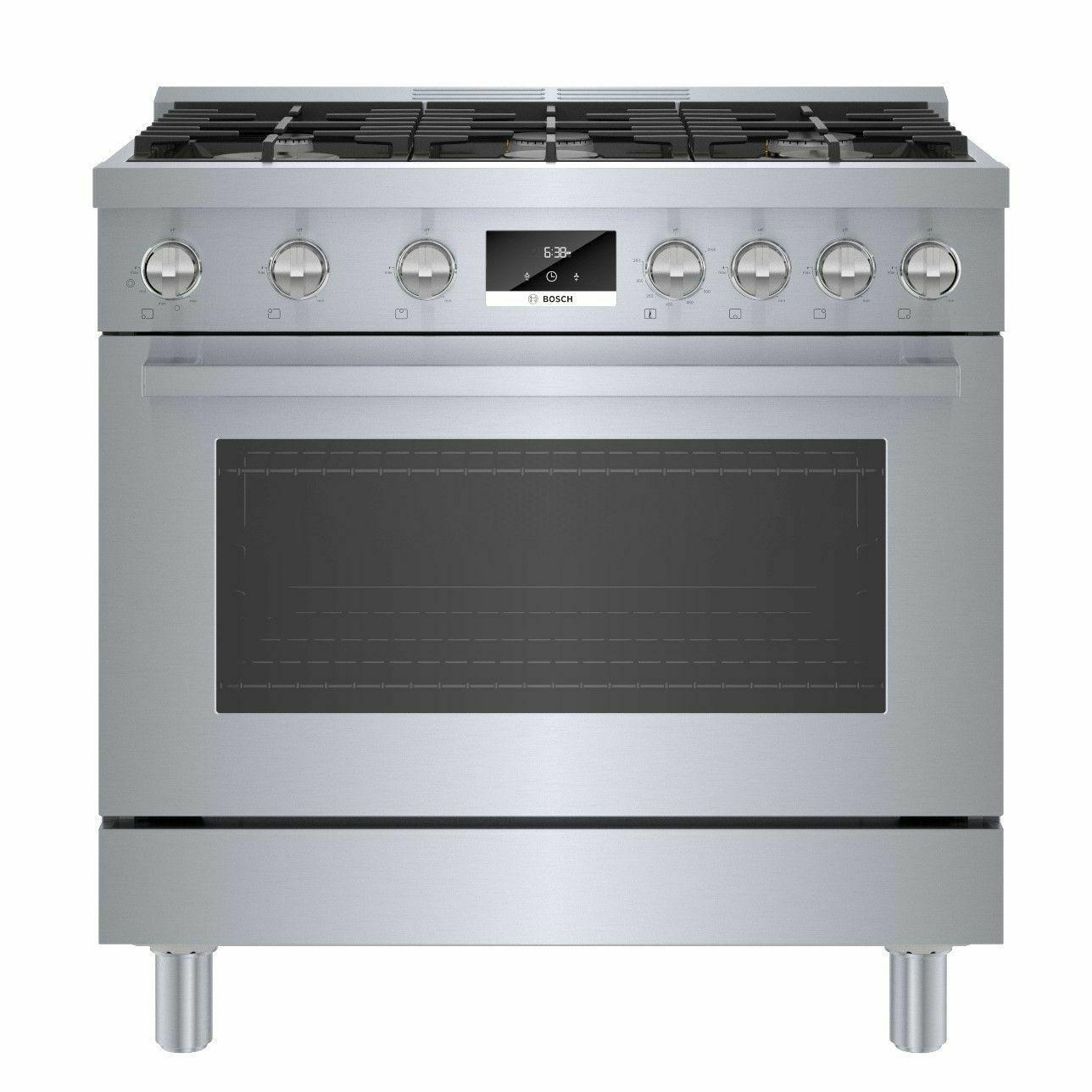 BOSCH HGS8655UC 800 Series Gas Freestanding Range 36'' Stainless Steel HGS8655UC
