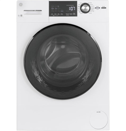 GE APPLIANCES GFW148SSMWW GE(R) 24" 2.4 Cu. Ft. ENERGY STAR(R) Front Load Washer with Steam