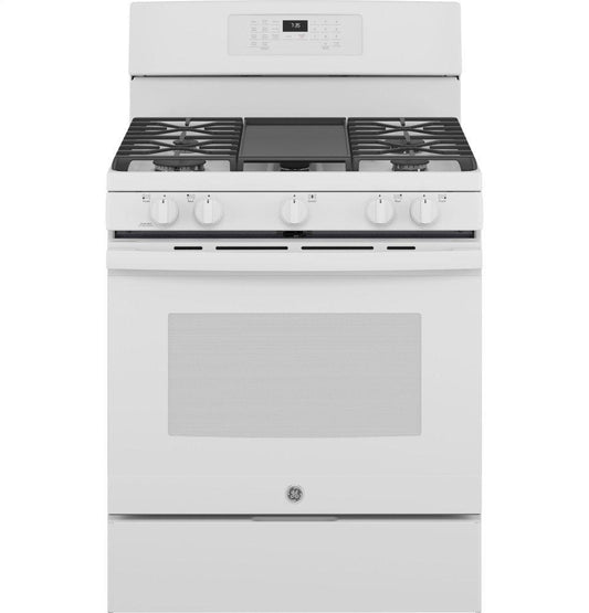 GE APPLIANCES JGB735DPWW GE(R) 30" Free-Standing Gas Convection Range with No Preheat Air Fry