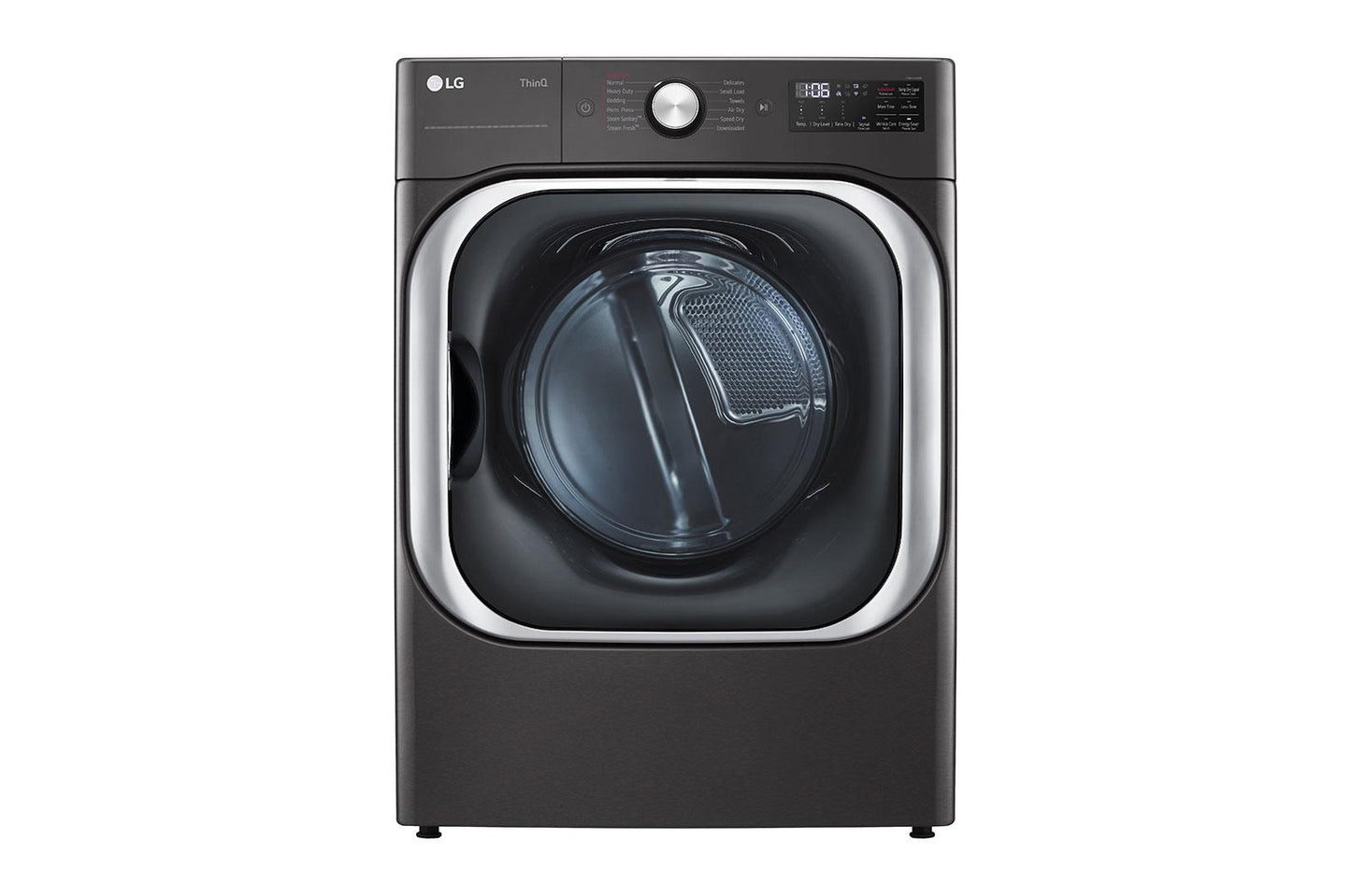 LG DLEX8900B 9.0 cu. ft. Mega Capacity Smart wi-fi Enabled Front Load Electric Dryer with TurboSteam(TM) and Built-In Intelligence