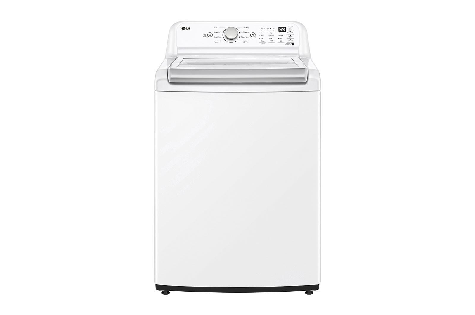 LG WT7155CW 4.8 cu. ft. Mega Capacity Top Load Washer with 4-Way(TM) Agitator & TurboDrum(TM) Technology