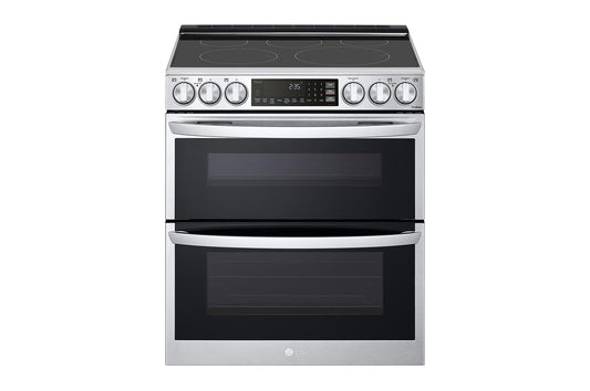 LG LTEL7337F 7.3 cu. ft. Smart InstaView(R) Electric Double Oven Slide-in Range with ProBake(R) Convection, Air Fry, and Air Sous Vide